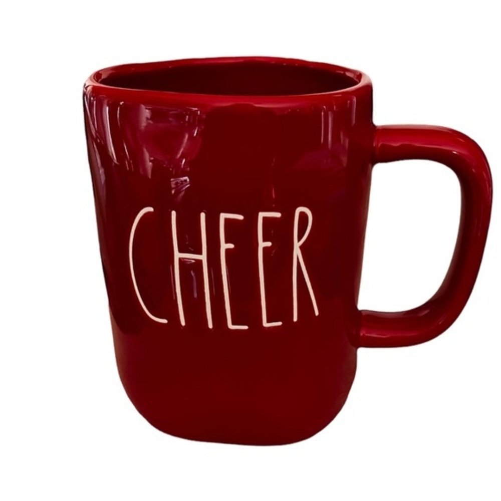 Rae Dunn Red CHEER Mug - NWT